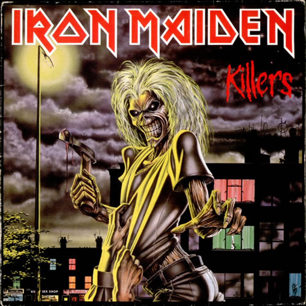 Iron Maiden Killers - 1st - EX UK vinyl LP album (LP record) EMC3357