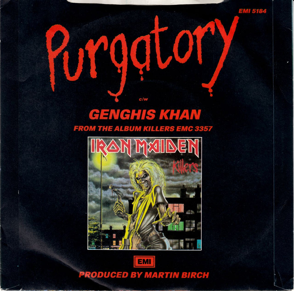 Iron Maiden Purgatory - P/S UK 7" vinyl single (7 inch record / 45) IRO07PU01452