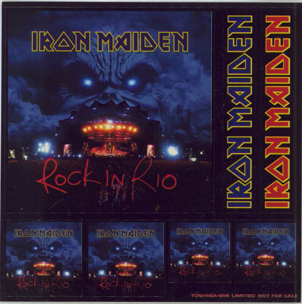 Iron Maiden Rock In Rio Japanese 2 CD album set (Double CD)