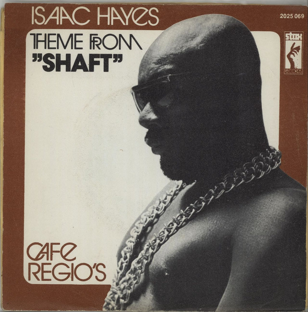 Isaac Hayes Theme From 'Shaft' Belgian 7" vinyl single (7 inch record / 45) 2025069