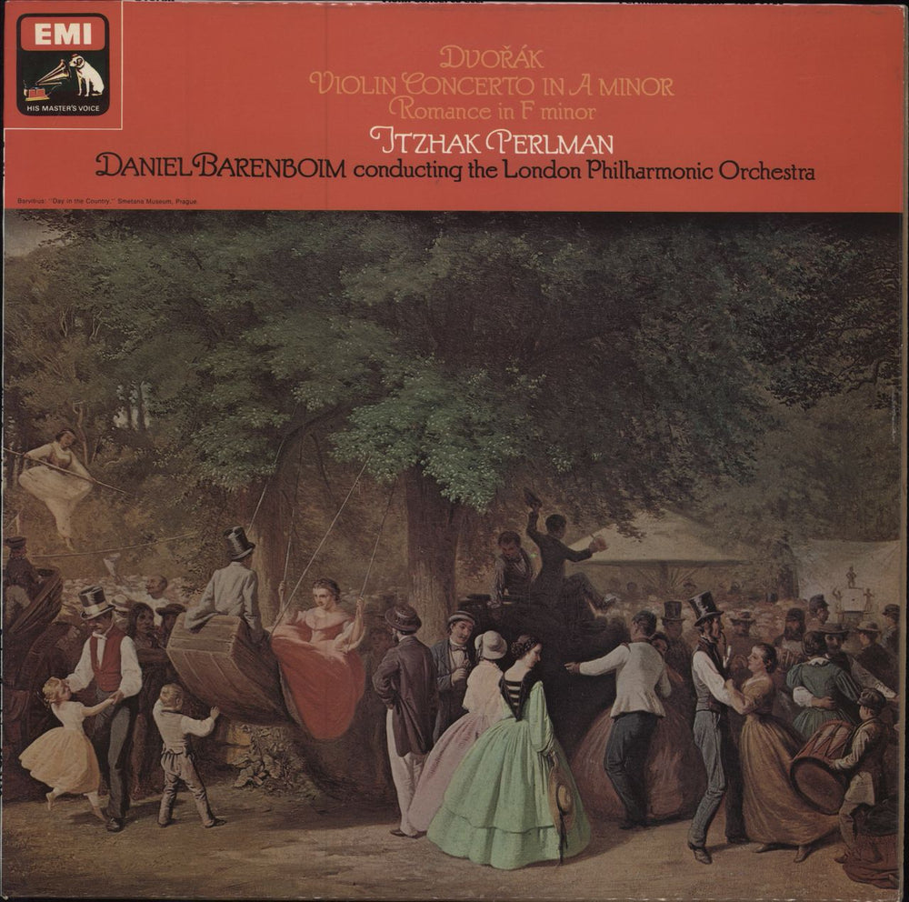 Itzhak Perlman Dvorak - Violin Concerto In A Minor / Romance In F Minor UK vinyl LP album (LP record) ASD3120