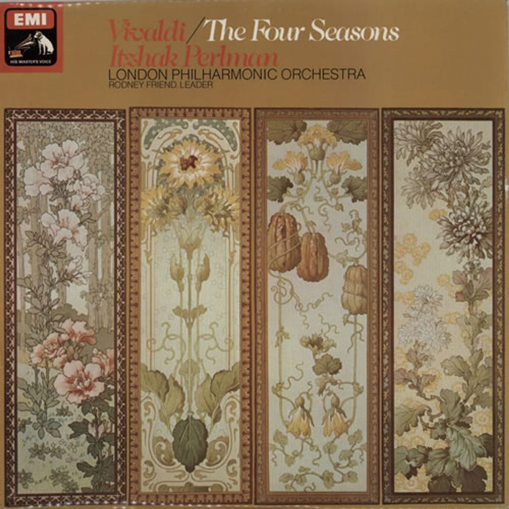 Itzhak Perlman Vivaldi: The Four Seasons - Quad UK vinyl LP album (LP record) ASD3293