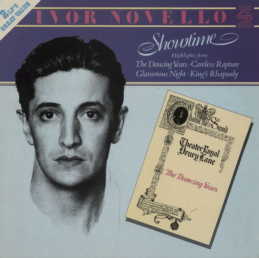 Ivor Novello Showtime UK 2-LP vinyl record set (Double LP Album) MFP1028