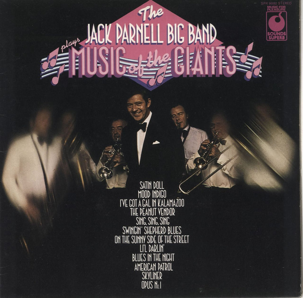 Jack Parnell Plays Music Of The Giants UK vinyl LP album (LP record) SPR90082