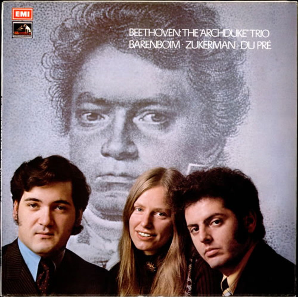 Jacqueline Du Pré & Daniel Barenboim Beethoven: The "Archduke" Trio UK vinyl LP album (LP record) ASD2572