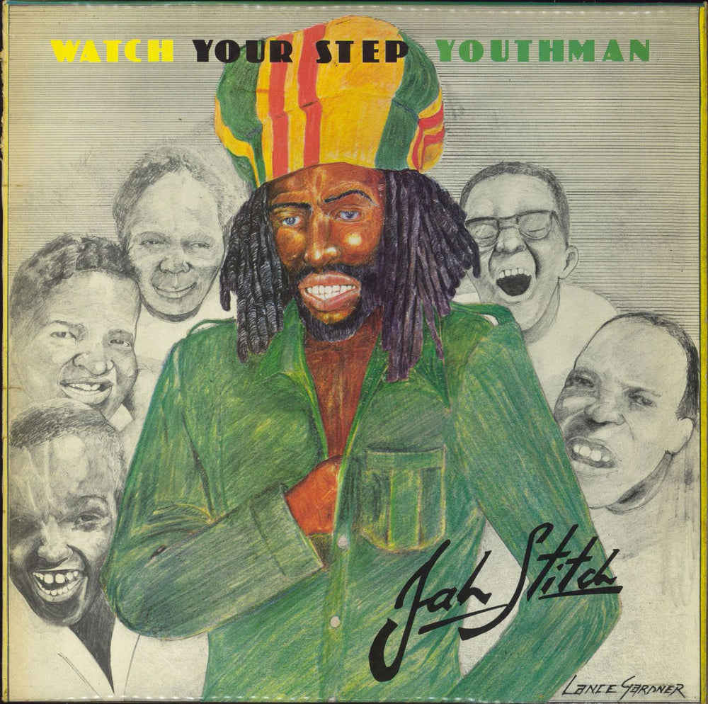 Jah Stitch Watch Your Step Youth Man UK vinyl LP album (LP record) TWLP701