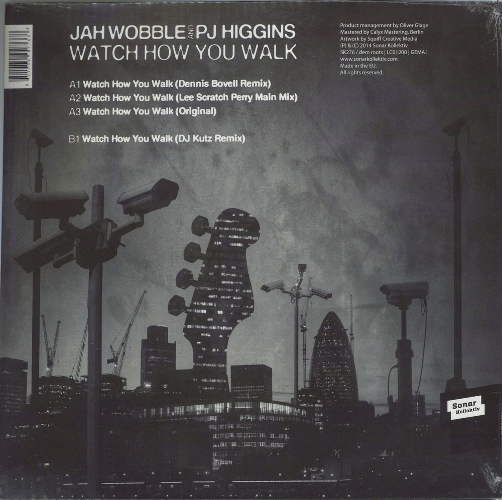 Jah Wobble Watch How You Walk German 12" vinyl single (12 inch record / Maxi-single) 821730027668