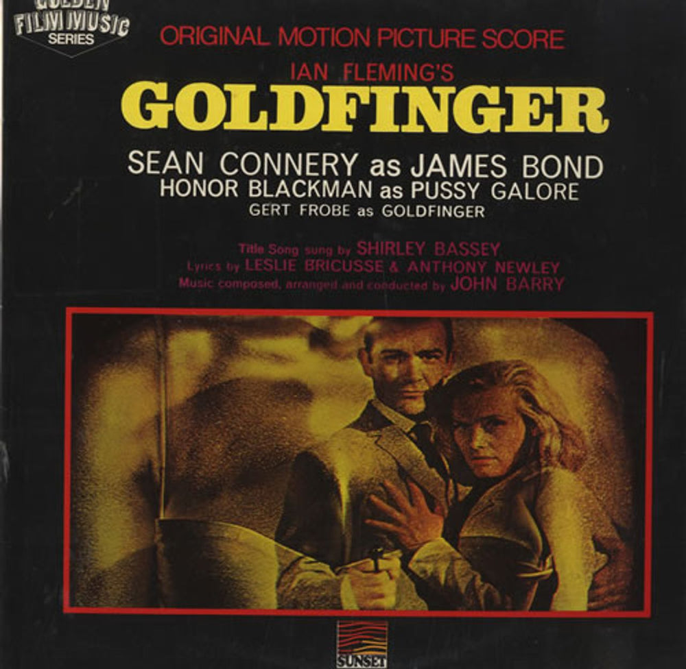 James Bond Goldfinger UK vinyl LP album (LP record) SLS50172