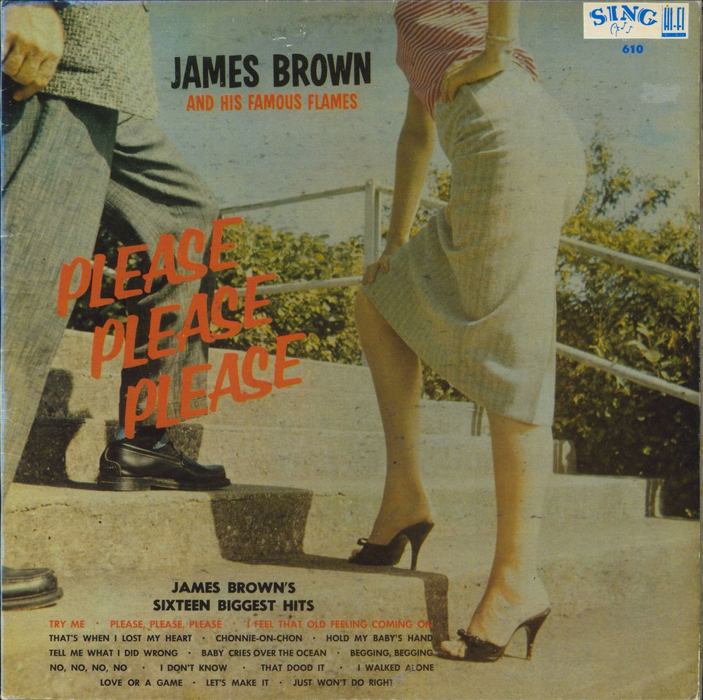 James Brown Please, Please, Please Danish vinyl LP album (LP record) SING610