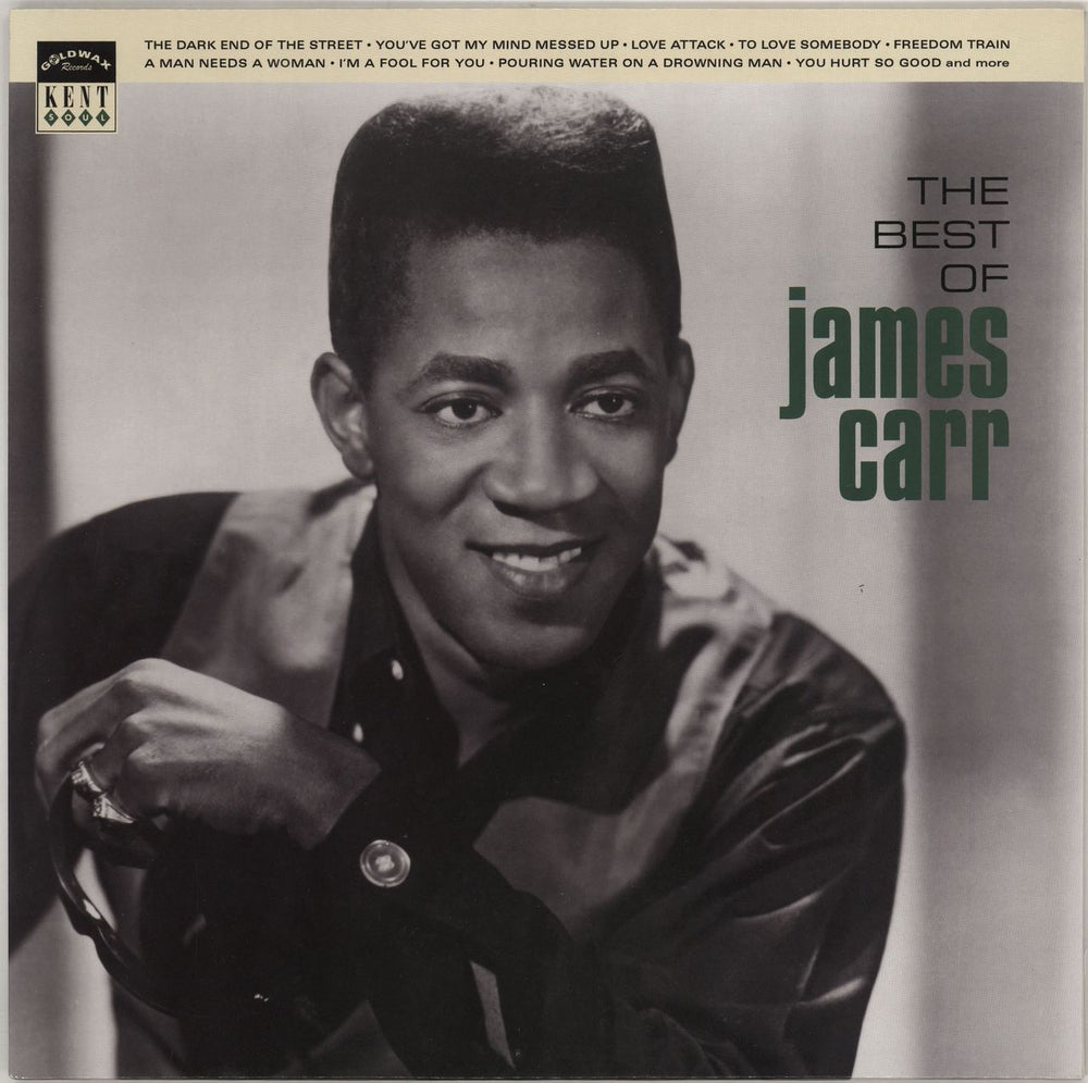 James Carr The Best Of James Carr UK vinyl LP album (LP record) KENT513