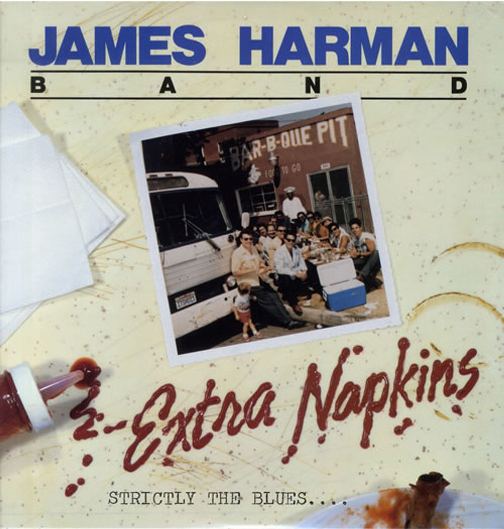 James Harman Extra Napkins US vinyl LP album (LP record) RR505