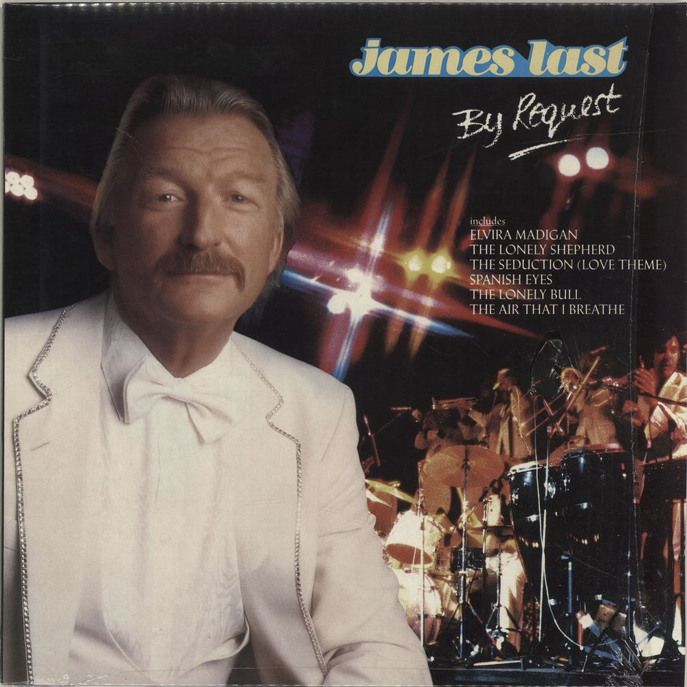 James Last By Request - shrink + insert UK vinyl LP album (LP record) POLH34