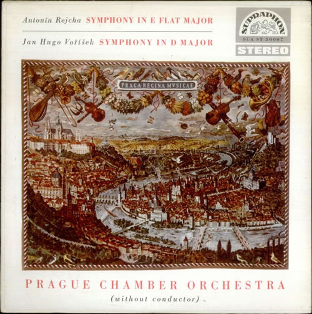 Jan Hugo Vorisek Symphony in E-flat major / Symphony in D major Czech vinyl LP album (LP record) SUAST50007