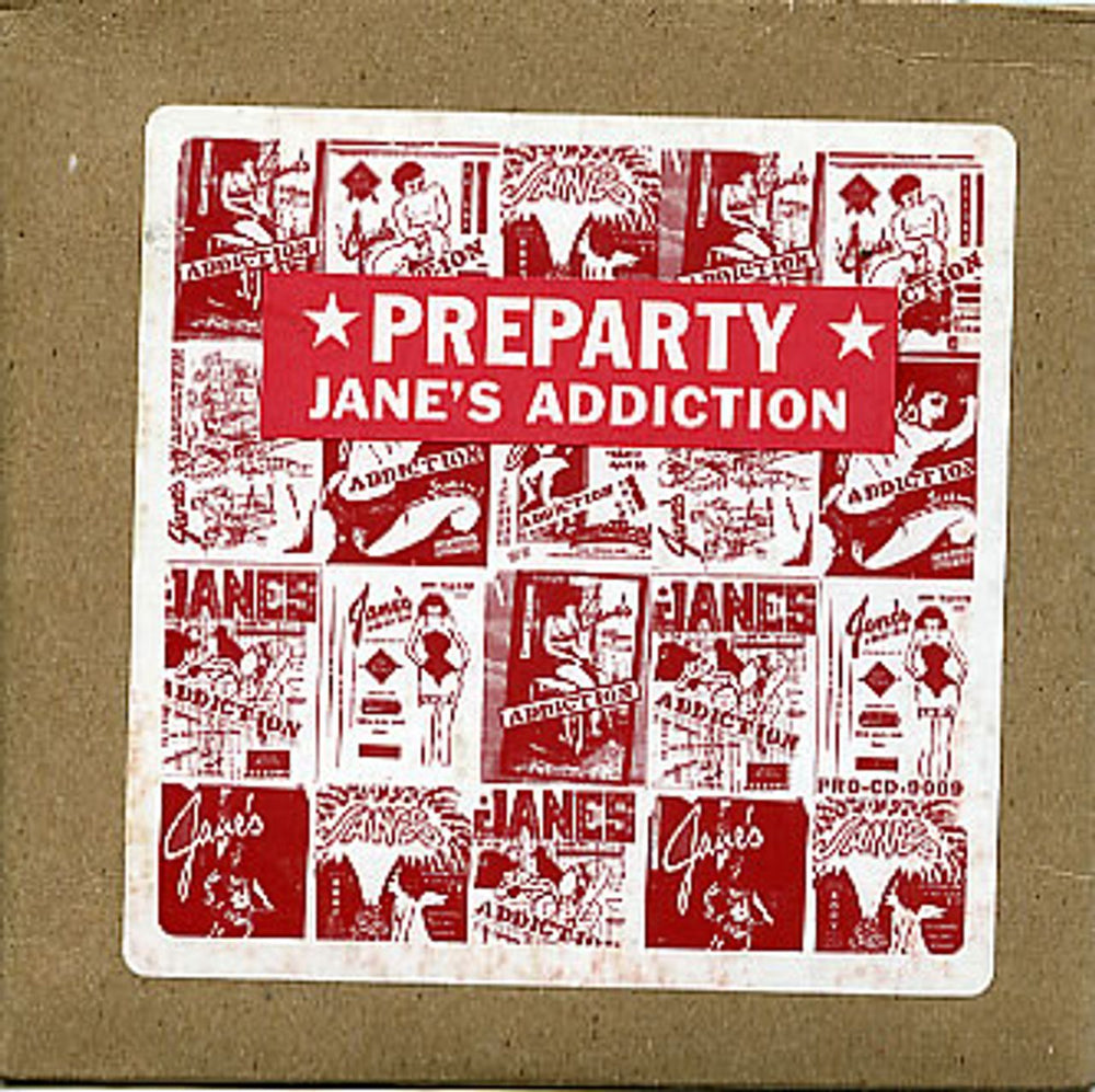 Janes Addiction Preparty US Promo CD single (CD5 / 5") PRO-CD-9009