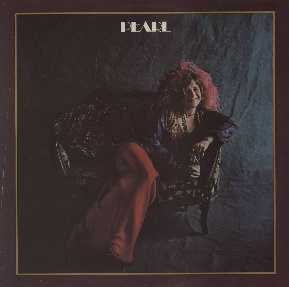 Janis Joplin Pearl - 1st - EX UK vinyl LP album (LP record) 64188