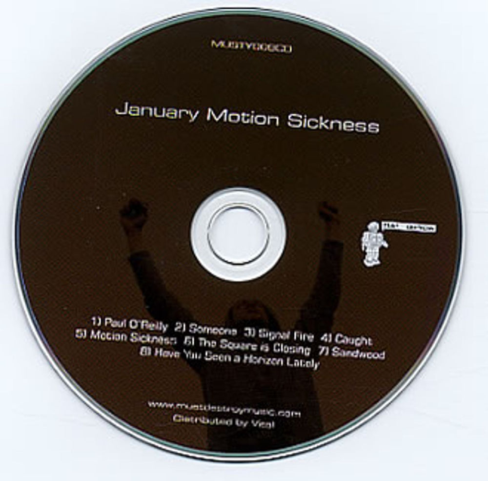 January Motion Sickness UK CD album (CDLP) MUSTYOO9CD