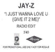 Jay-Z I Just Wanna Love U UK CD-R acetate CD-R ACETATE