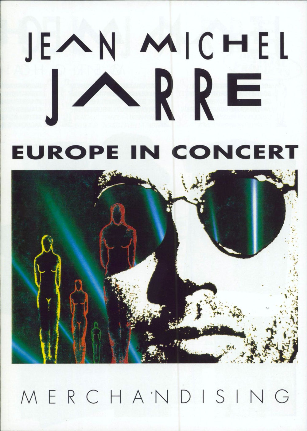 Jean-Michel Jarre Chronologie - Europe In Concert With Swatch UK tour programme JMJTRCH85722