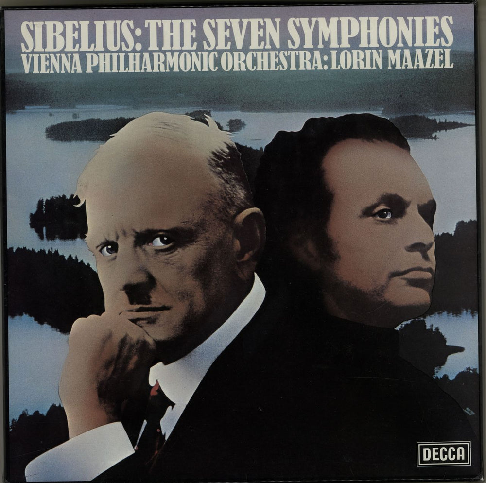 Jean Sibelius The Seven Symphonies UK Vinyl Box Set D7D4