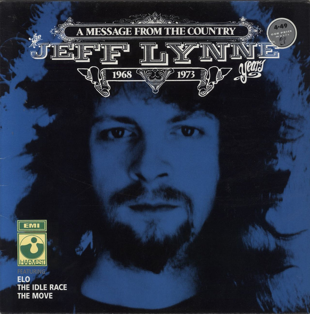 Jeff Lynne A Message From The Country UK vinyl LP album (LP record) SHSM2031