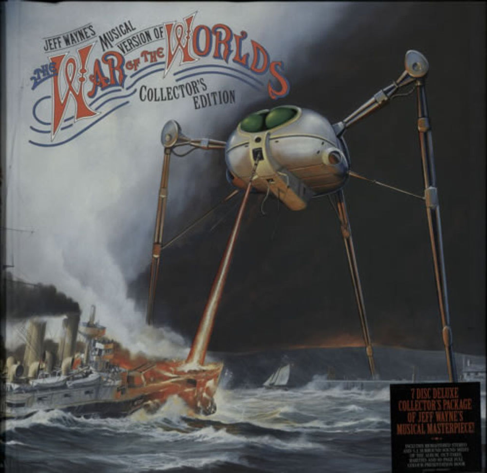 Jeff Wayne War Of The Worlds - Limited Collector's Edition - EX UK CD Album Box Set CECD96000