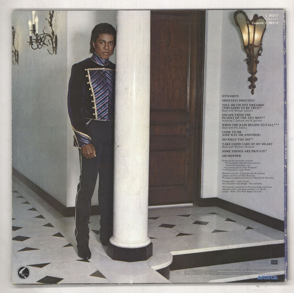 Jermaine Jackson Jermaine Jackson Australian vinyl LP album (LP record)