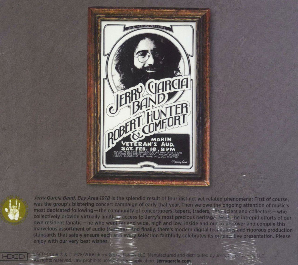 Jerry Garcia Pure Jerry: Bay Area 1978 - Sealed US 2 CD album set (Double CD)