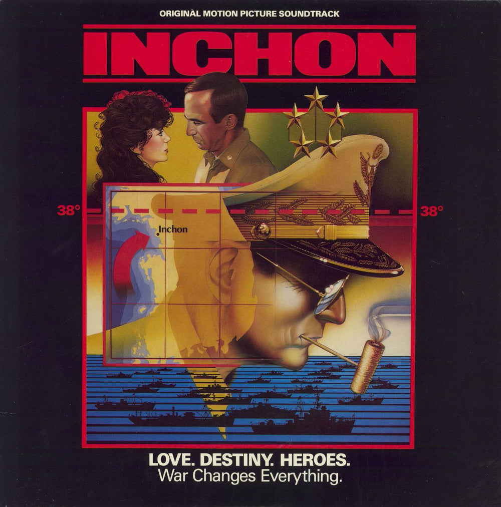 Jerry Goldsmith Inchon OST US vinyl LP album (LP record) RI8502