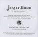Jersey Budd Shotgun Times UK Promo CD-R acetate CD-R ACETATE