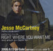 Jesse McCartney Right Where You Want Me Japanese Promo CD single (CD5 / 5") AVCS-11875