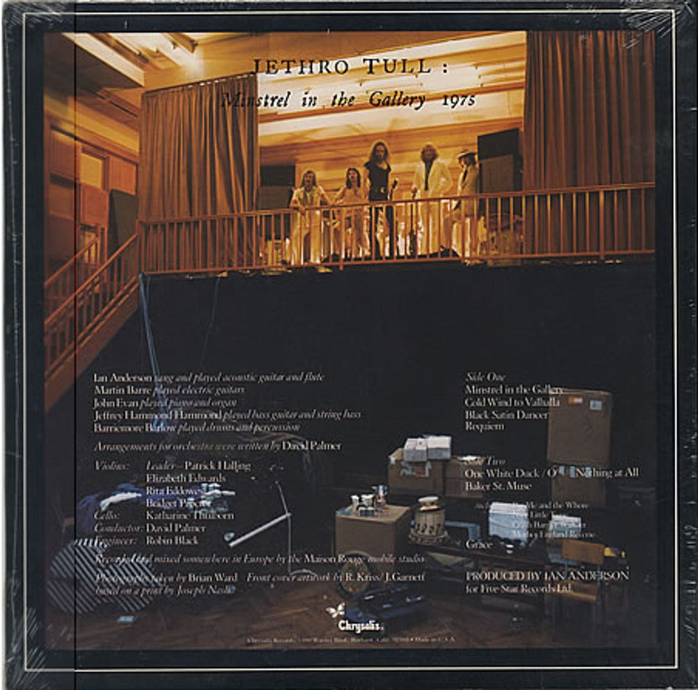 Jethro Tull Minstrel In The Gallery - 1st - Misprint UK vinyl LP album (LP record) TULLPMI387688