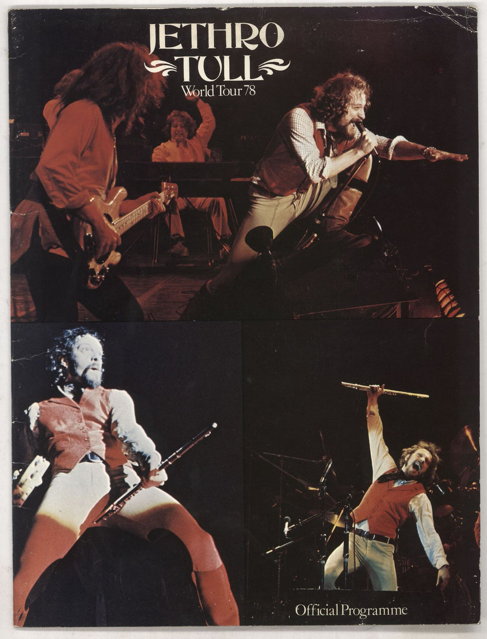 Jethro Tull World Tour 78 - Autographed UK tour programme tour programme