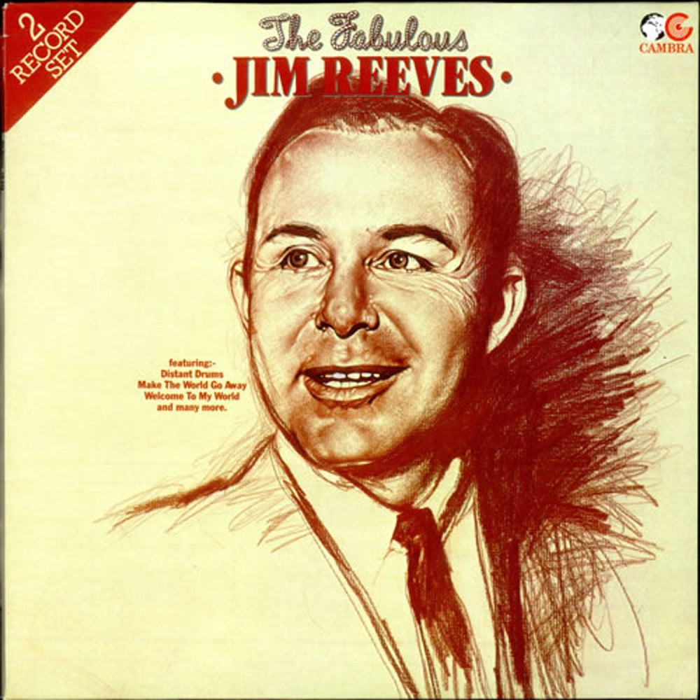 Jim Reeves The Fabulous Jim Reeves UK 2-LP vinyl record set (Double LP Album) CR048