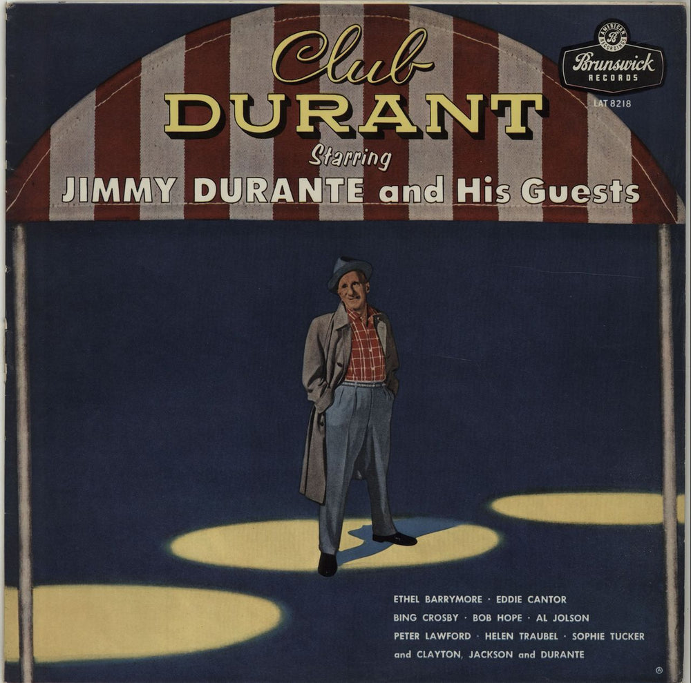 Jimmy Durante Club Durant Starring Jimmy Durante And His Guests UK vinyl LP album (LP record) LAT8218