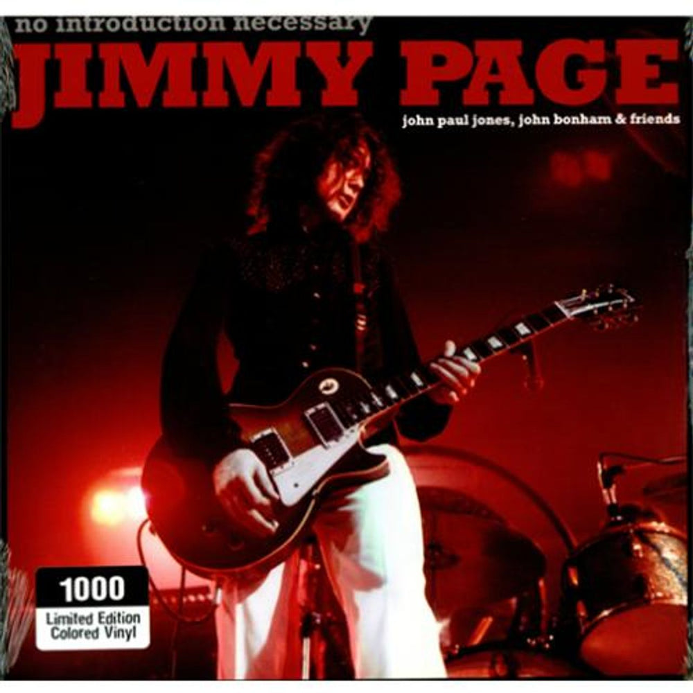 Jimmy Page No Introduction Necessary US vinyl LP album (LP record) CLP12361