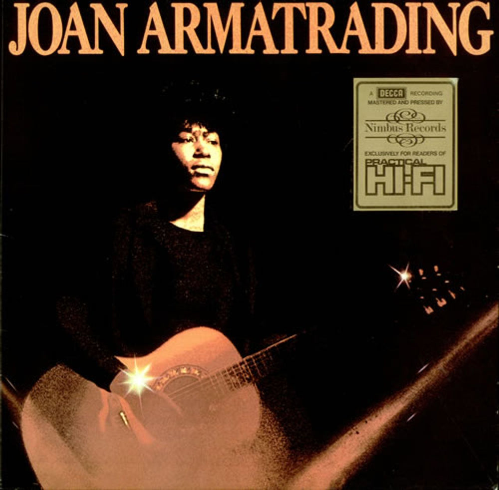 Joan Armatrading Joan Armatrading - Nimbus Supercut + Practical Hi-Fi sticker UK vinyl LP album (LP record) AMLH64588