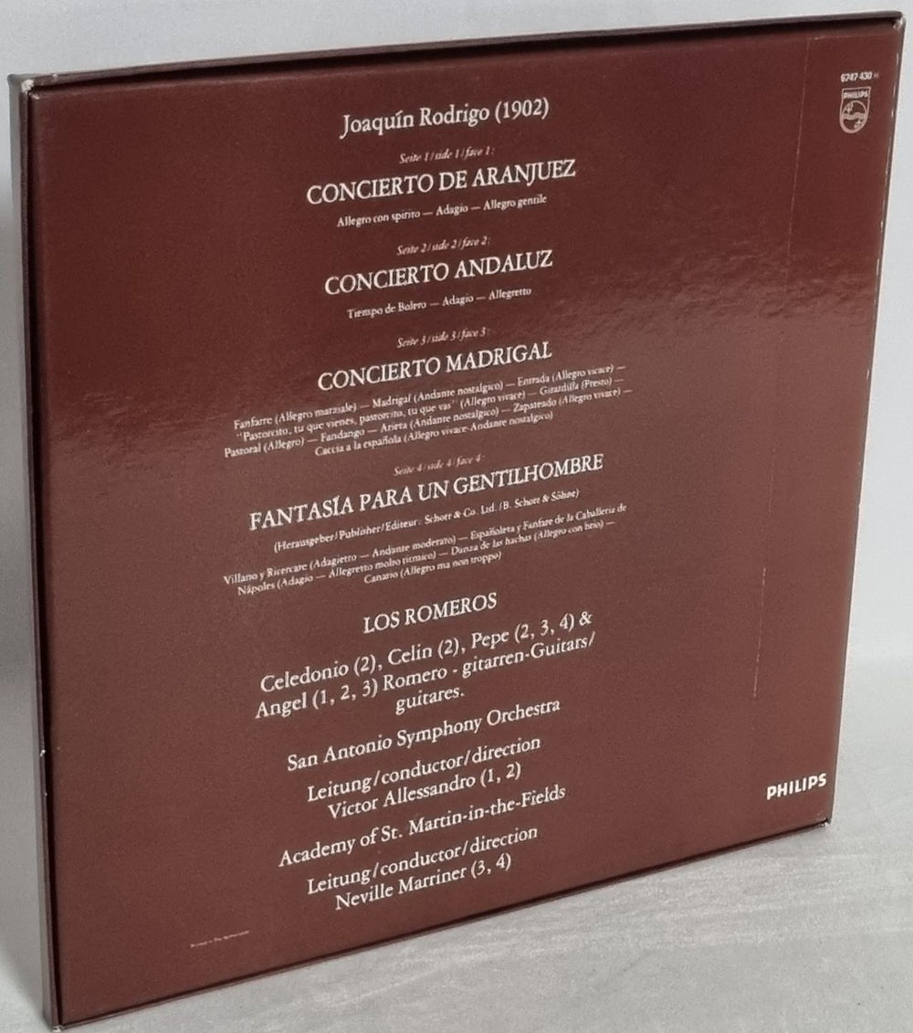 Joaquin Rodrigo Concierto De Aranjuez & Concierto Andaluz Dutch Vinyl Box Set JIIVXCO785350