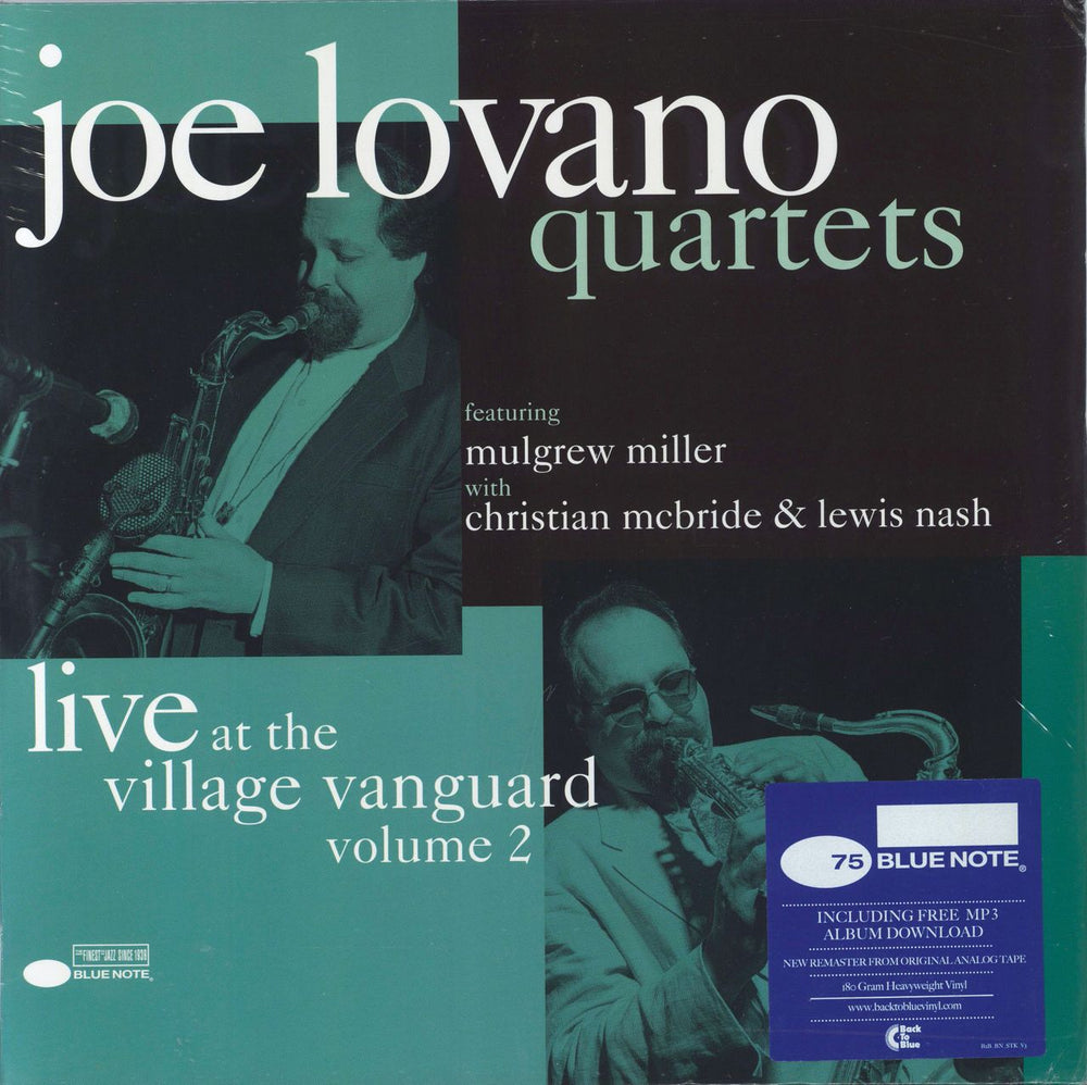 Joe Lovano Quartets: Live At The Village Vanguard Volume 2 - Sealed UK 2-LP vinyl record set (Double LP Album) 0602547029911