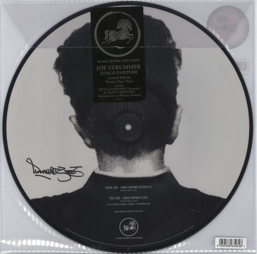 Joe Strummer Junco Partner UK 12" vinyl picture disc (12 inch picture record) 4050538634648