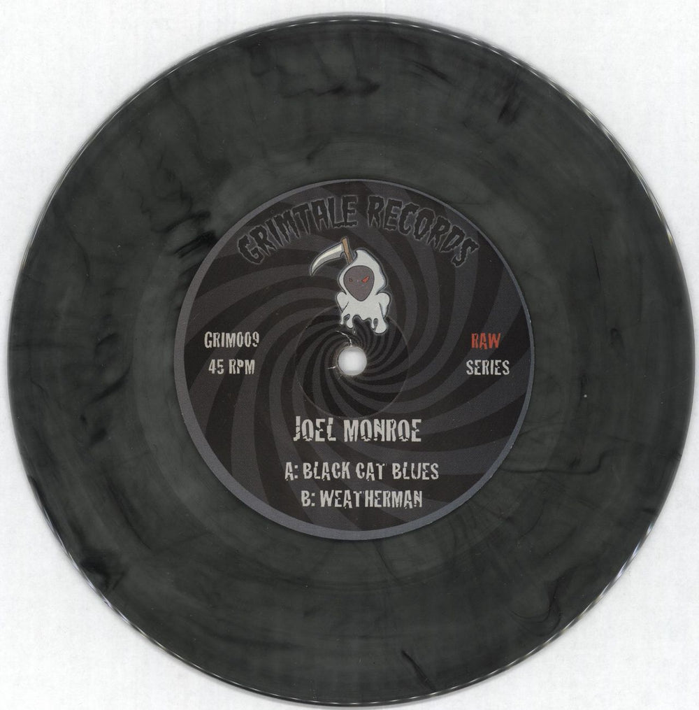 Joel Monroe Box Elder - Black/Clear Swirl vinyl US 7" vinyl single (7 inch record / 45) 08J07BO742151