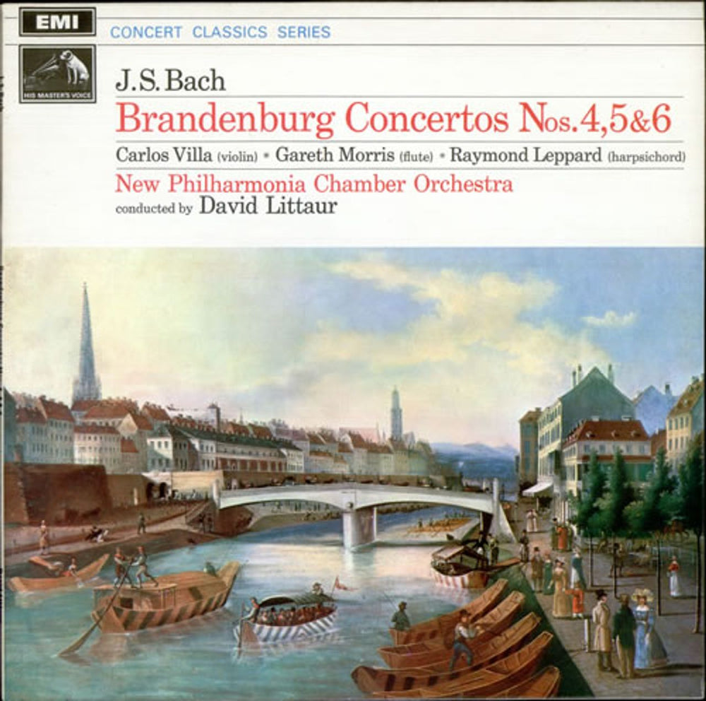Johann Sebastian Bach Brandenburg Concertos Nos. 4, 5 & 6 UK vinyl LP album (LP record) SXLP20111
