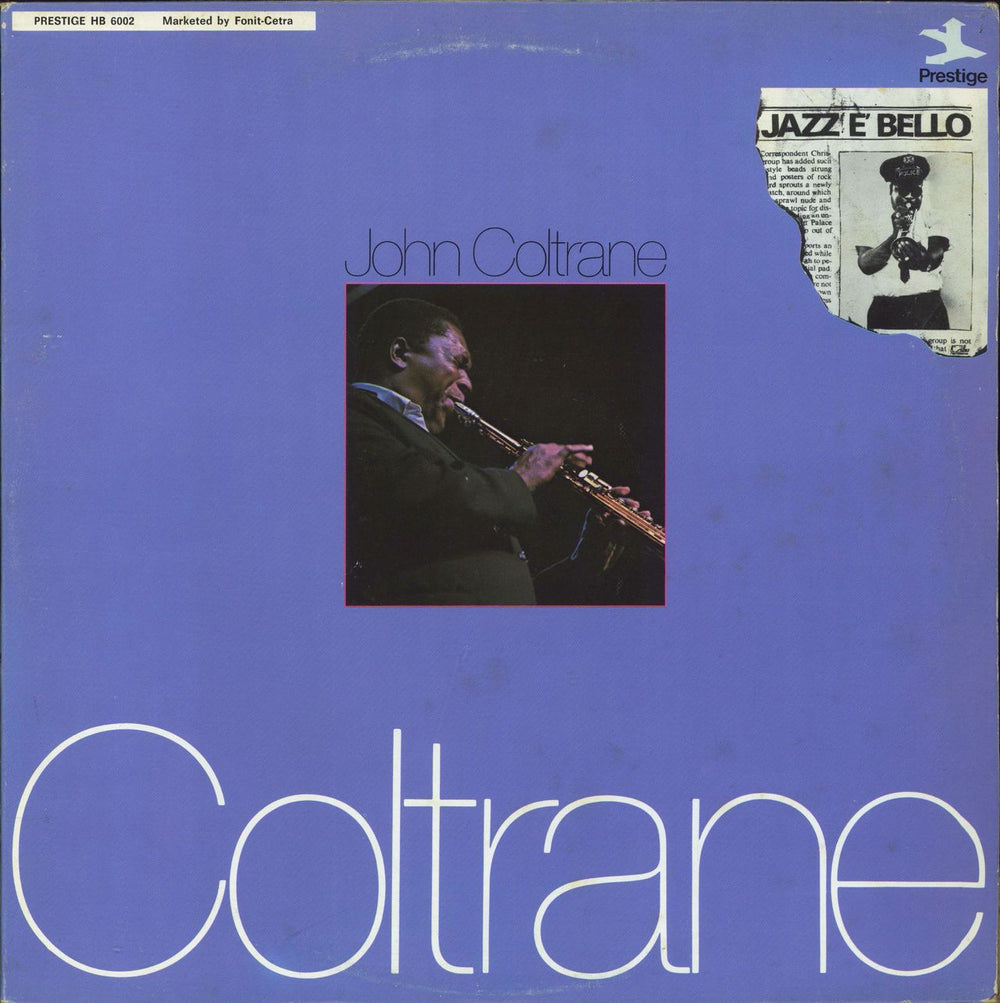 John Coltrane John Coltrane Italian 2-LP vinyl record set (Double LP Album) HB6002