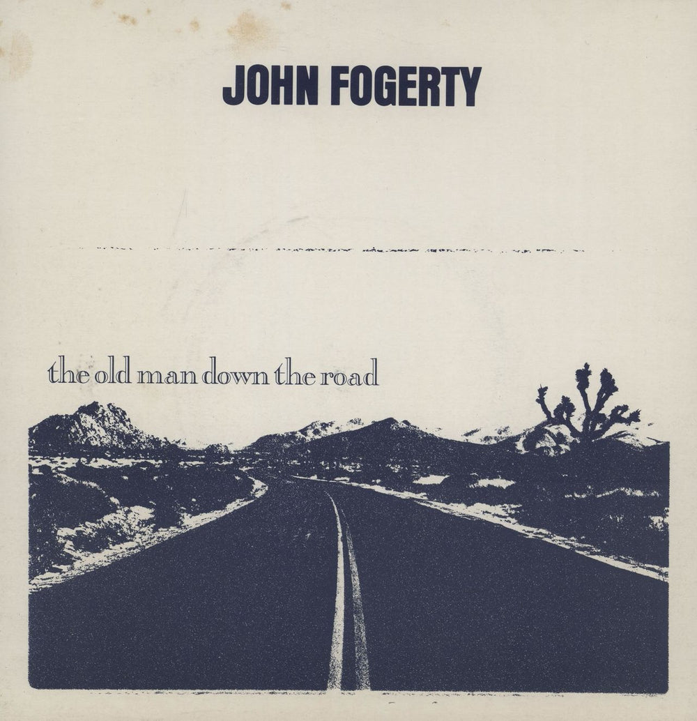 John Fogerty The Old Man Down The Road UK 7" vinyl single (7 inch record / 45) W9100