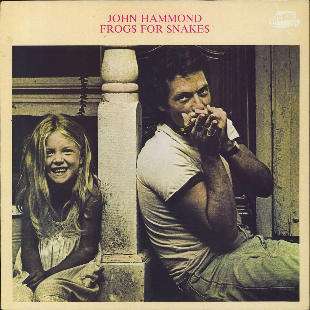 John Hammond Frogs For Snakes UK vinyl LP album (LP record) THBL048