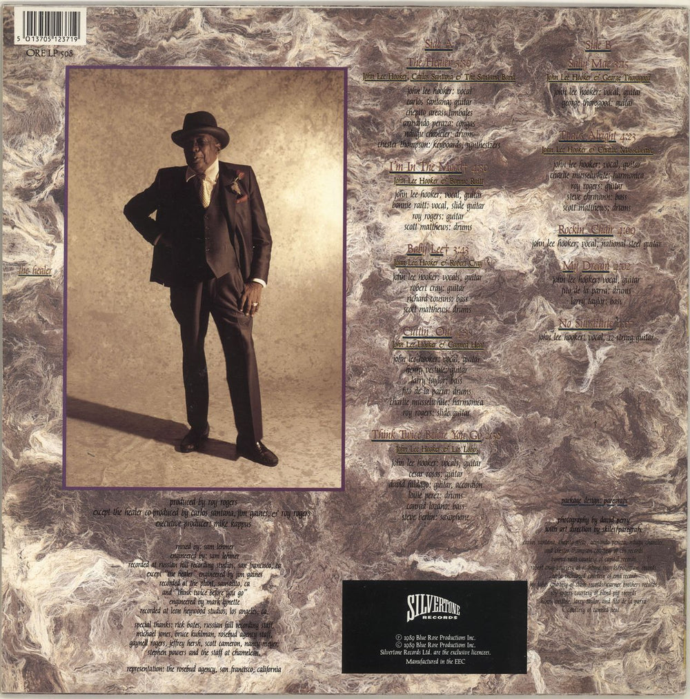 John Lee Hooker The Healer - Hype Stickered Sleeve UK vinyl LP album (LP record) 5013705123719