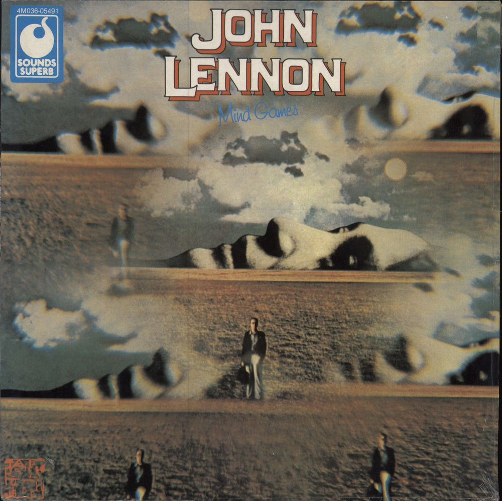 John Lennon Mind Games - Shrink Dutch vinyl LP album (LP record) 4M036-05491