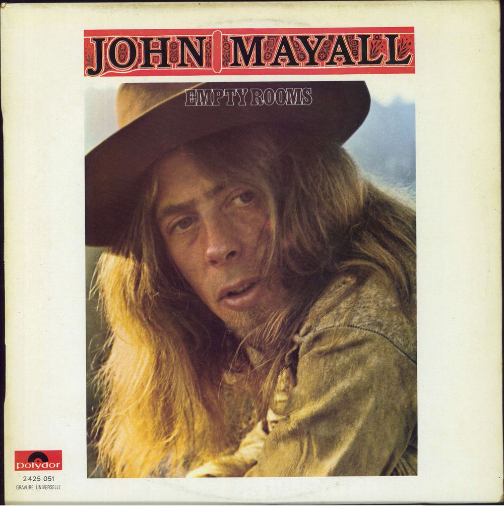 John Mayall Empty Rooms - wos - EX French vinyl LP album (LP record) 2425051