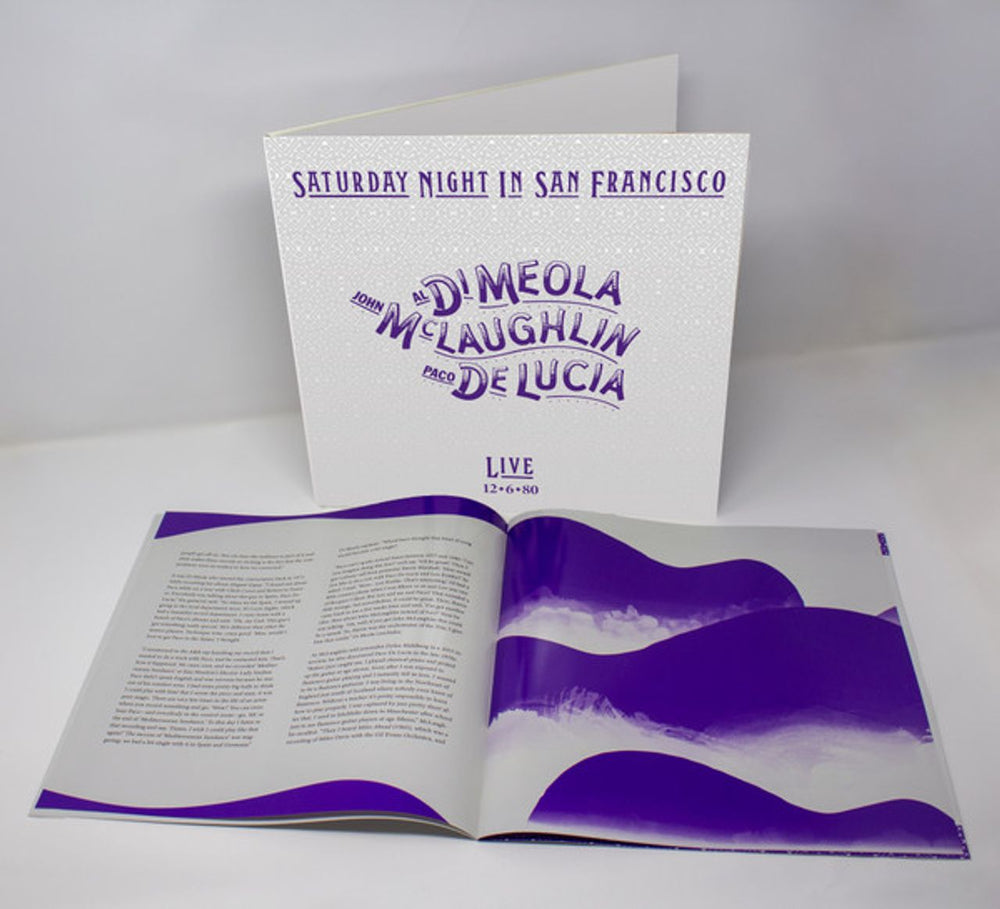 John McLaughlin, Al DiMeola & Paco De Lucia Saturday Night In San Francisco Live 12-6-80 - HQ 180 Gram US vinyl LP album (LP record) 0856276002466