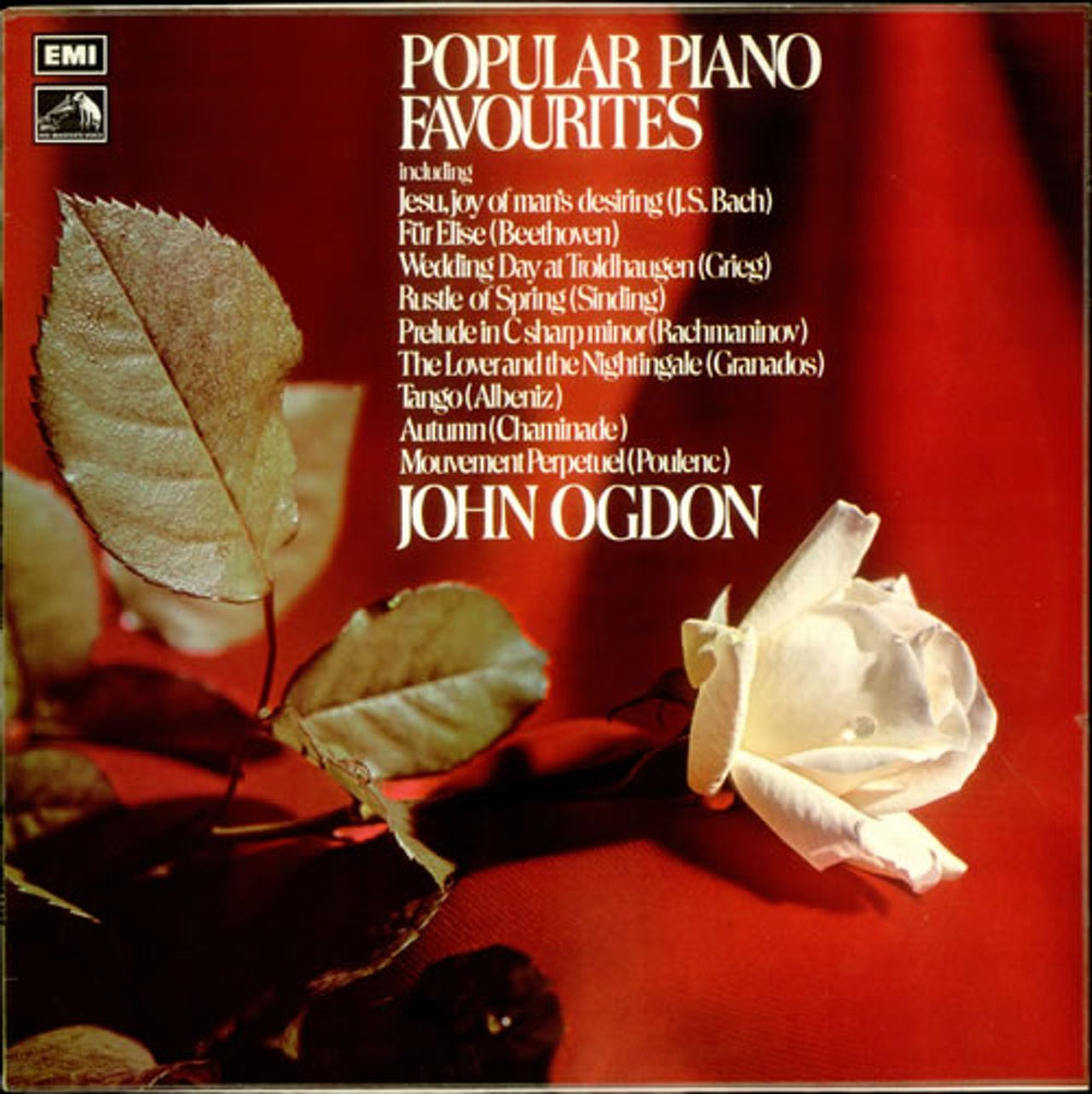 John Ogdon Popular Piano Favourites UK vinyl LP album (LP record) HQS1287