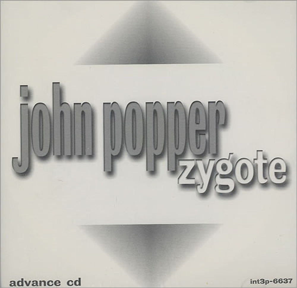 John Popper Project Zygote US Promo CD album (CDLP) INT3P-6637